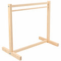 Holz Puppenkleiderschrank mit Kleiderbügeln - Puppenmöbel für Puppenhaus