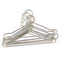 Mini Metall Kleiderbügel für Puppen, 10 Stück, 65 mm, Silber