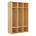 Kinderkleiderschrank aus Holz mit Haken und Fächern für Schlafzimmer